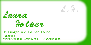 laura holper business card